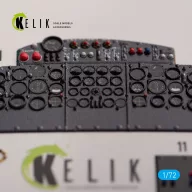   Kelik Vickers Valiant B(PR)K.1 front cockpit - interior 3D decals for Airfix kit 1:72 (K72148)