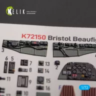   Kelik Bristol Beauhfighter TF.X - interior 3D decals for Airfix kit 1:72 (K72150)