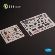 Kelik F-14B - interior 3D decals for GWH kit 1:72 (K72152)