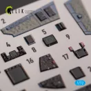 Kelik F-14B - interior 3D decals for GWH kit 1:72 (K72152)