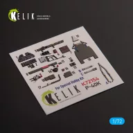   Kelik P-40K - interior 3D decals for Special Hobby kit 1:72 (K72154)