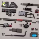 Kelik P-40K - interior 3D decals for Special Hobby kit 1:72 (K72154)