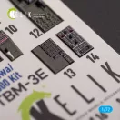 Kelik TBM-3E - interior 3D decals for Hobby 2000/Hasegawa kit 1:72 (K72156)