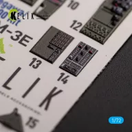   Kelik TBM-3E - interior 3D decals for Hobby 2000/Hasegawa kit 1:72 (K72156)