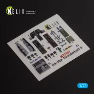   Kelik OA-10A Thunderbolt - interior 3D decals for Italeri kit 1:72 (K72157)
