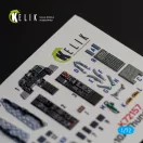 Kelik OA-10A Thunderbolt - interior 3D decals for Italeri kit 1:72 (K72157)