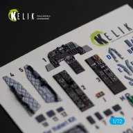   Kelik OA-10A Thunderbolt - interior 3D decals for Italeri kit 1:72 (K72157)