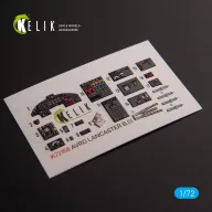   Kelik AVRO LANCASTER B.III - interior 3D decals for Airfix kit 1:72 (K72158)