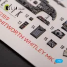 Kelik ARMSTRONG WHITWORTH WHITLEY MK.V - interior 3D decals for Airfix kit 1:72 (K72159)