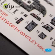   Kelik ARMSTRONG WHITWORTH WHITLEY MK.V - interior 3D decals for Airfix kit 1:72 (K72159)
