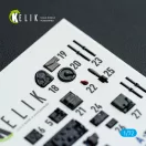 Kelik SBD-3 Dauntless - interior 3D decals for FlyHawk kit 1:72 (K72160)