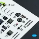 Kelik SBD-3 Dauntless - interior 3D decals for FlyHawk kit 1:72 (K72160)