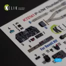 Kelik P-47M Thunderbolt- interior 3D decals for Revell kit 1:72 (K72161)