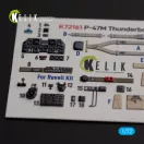 Kelik P-47M Thunderbolt- interior 3D decals for Revell kit 1:72 (K72161)