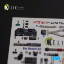 Kelik P-47M Thunderbolt- interior 3D decals for Revell kit 1:72 (K72161)