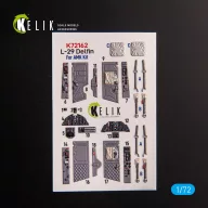   Kelik L-29 Delfin - interior 3D decals for AMK kit 1:72 (K72162)