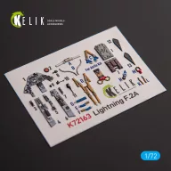   Kelik F.2A Lighting - interior 3D decals for Airfix kit 1:72 (K72163)