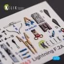Kelik F.2A Lighting - interior 3D decals for Airfix kit 1:72 (K72163)