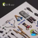 Kelik F.2A Lighting - interior 3D decals for Airfix kit 1:72 (K72163)