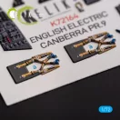 Kelik English Electric Canberra PR.9 - interior 3D decals for Airfix kit 1:72 (K72164)