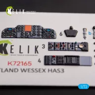   Kelik Westland Wessex HAS.3 - interior 3D decals for Italeri kit 1:72 (K72165)