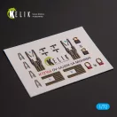 Kelik OV-1A/JOV-1A MOHAWK - interior 3D decals for ClearProp kit 1:72 (K72166)