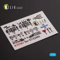   Kelik SU-17M4P/22M4 - interior 3D decals for ModelSvit kit 1:72 (K72167)