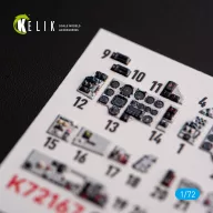  Kelik SU-17M4P/22M4 - interior 3D decals for ModelSvit kit 1:72 (K72167)