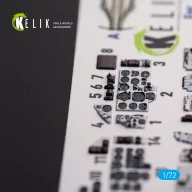   Kelik SU-17M4P/22M4 - interior 3D decals for ModelSvit kit 1:72 (K72167)