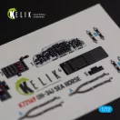 Kelik UH-34J SEA HORSE - interior 3D decals for Italeri kit 1:72 (K72169)