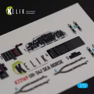   Kelik UH-34J SEA HORSE - interior 3D decals for Italeri kit 1:72 (K72169)
