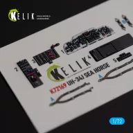   Kelik UH-34J SEA HORSE - interior 3D decals for Italeri kit 1:72 (K72169)
