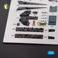   Kelik F-117A NIGHTHAWK - interior 3D decals for Hasegawa kit 1:72 (K72170)