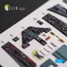 Kelik F-117A NIGHTHAWK - interior 3D decals for Academy kit 1:72 (K72171)