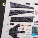 Kelik F-117A NIGHTHAWK - interior 3D decals for Academy kit 1:72 (K72171)
