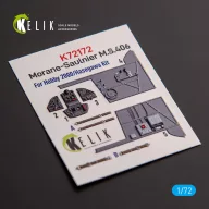   Kelik Morane-Saulnier M.S.406 - interior 3D decals for Hobby 2000/Hasegawa kit 1:72 (K72172)