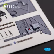   Kelik Morane-Saulnier M.S.406 - interior 3D decals for Hobby 2000/Hasegawa kit 1:72 (K72172)