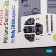   Kelik Morane-Saulnier M.S.406 - interior 3D decals for Hobby 2000/Hasegawa kit 1:72 (K72172)