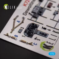   Kelik Dewoitine D.520 - interior 3D decals for Hobby 2000/Hasegawa kit 1:72 (K72173)