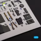 Kelik P-38J Lightning - interior 3D decals for Italeri/Academy kit 1:72 (K72174)