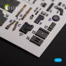 Kelik P-38J Lightning - interior 3D decals for Italeri/Academy kit 1:72 (K72174)