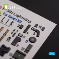   Kelik P-38J Lightning - interior 3D decals for Italeri/Academy kit 1:72 (K72174)