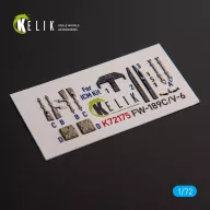   Kelik FW-189C/V-6 - interior 3D decals for ICM kit 1:72 (K72175)