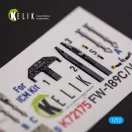 Kelik FW-189C/V-6 - interior 3D decals for ICM kit 1:72 (K72175)