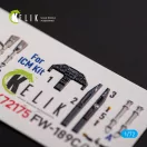 Kelik FW-189C/V-6 - interior 3D decals for ICM kit 1:72 (K72175)