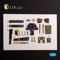   Kelik Jaguar A - interior 3D decals for HobbyBoss kit 1:72 (K72179)