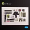 Kelik Jaguar A - interior 3D decals for HobbyBoss kit 1:72 (K72179)