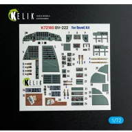   Kelik BV-222 - interior 3D decals for Revell kit 1:72 (K72180)