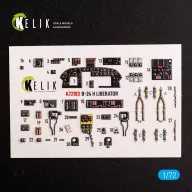   Kelik B-24H Liberator - interior 3D decals for Airfix kit 1:72 (K72183)