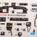 Kelik B-24H Liberator - interior 3D decals for Airfix kit 1:72 (K72183)